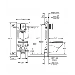 Комплект інсталяції з унітазом 4 в 1 Grohe Solido Ceramic Bundle (39117000)