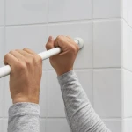 Штанга для шторки телескопічна пряма Mixxus CRA-140x260 140cm-260cm (алюміній) (блістер) (AC0656)