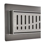 Душевой трап из нержавеющей стали SUS304 Koer FD35-70x500-Graphite (Цвет графит) (AC0657)