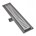 Душевой трап из нержавеющей стали SUS304 Koer FD35-70x500-Graphite (Цвет графит) (AC0657)