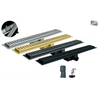 Душовий трап з нержавіючої сталі SUS304 Koer FD35-70x600-Graphite (AC0658)