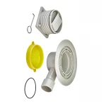 Душевой трап из нержавеющей стали SUS304 Koer FD14-100x100-90 (угловой отвод) (AC0661)