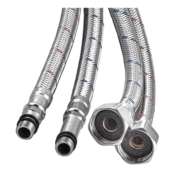 Гибкая подводка Champion FH-01-F1/2"xM10-30 нержавейка (пара) (AC0666)