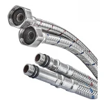 Гибкая подводка Champion FH-01-F1/2"xM10-40 нержавейка (пара) (AC0667)