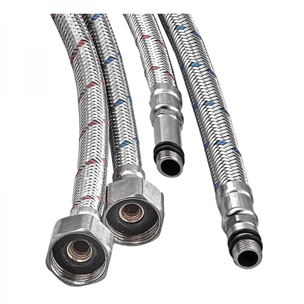 Гибкая подводка Champion FH-01-F1/2"xM10-60 нержавейка (пара) (AC0669)