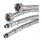 Гибкая подводка Champion FH-01-F1/2"xM10-80 нержавейка (пара) (AC0670)