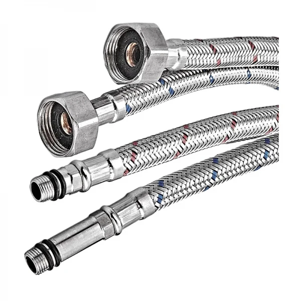 Гибкая подводка Champion FH-01-F1/2"xM10-80 нержавейка (пара) (AC0670)