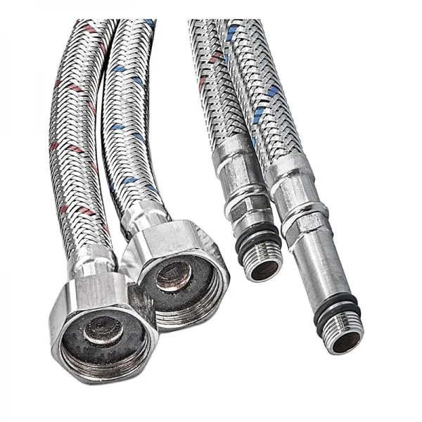 Гибкая подводка Champion FH-01-F1/2"xM10-100 нержавейка (пара) (AC0671)