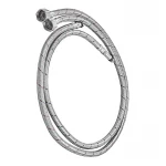 Гибкая подводка Champion FH-01-F1/2"xM10-100 нержавейка (пара) (AC0671)