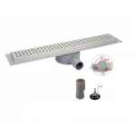 Душевой трап Koer FD02-70x800 из нержавеющей стали SUS304 70x800мм (AC0688)