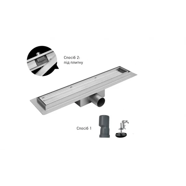 Душовий трап Koer FD30-70x400 з нержавіючої сталі SUS304 (AC0697)