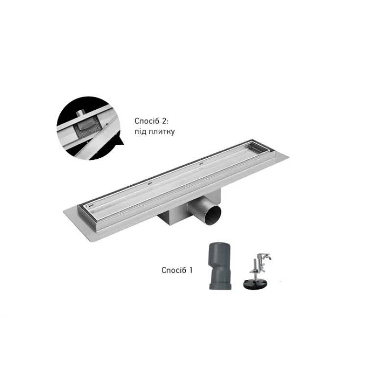 Душовий трап Koer FD30-70x1000 з нержавіючої сталі SUS304 (AC0703)