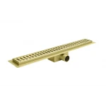 Душовий трап з нержавіючої сталі SUS304 Koer FD35-70x800-Brushed Gold (AC0719)