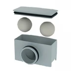 Затвор комбінований Koer FDS-02 для душового трапу з нерж.основою (AC0721)