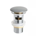 Донный клапан для умывальника Mixxus POP-UP-08 GRAY 1 1/4'' СLICK-СLACK графитовая керамическая накладка (AC3566)