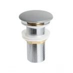 Донный клапан для умывальника Mixxus POP-UP-09 GRAY 1 1/4'' СLICK-СLACK графитовая керамическая накладка (AC3569)