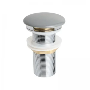 Донный клапан для умывальника Mixxus POP-UP-09 GRAY 1 1/4'' СLICK-СLACK графитовая керамическая накладка (AC3569)