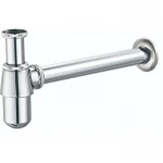 Сифон для раковины Mixxus SIPHON-01 без выпуска (под донный клапан) без ревизии (Цвет хром) 1 1/4'' (AC3570)