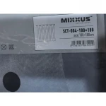 Шторка для ванной Mixxus SCT-004-180x180 из полиэстера со встроенными кольцами (Узор 