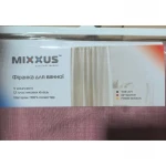 Шторка для ванной Mixxus SCT-012-180x180 из полиэстера (Узор розово-серый) (AC3582)