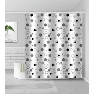 Шторка для ванної Mixxus SCT-014-180x180 з поліестеру (Візерунок 