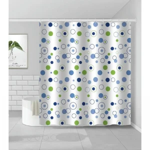 Шторка для ванної Mixxus SCT-015-180x180 з поліестеру (Візерунок 