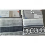 Шторка для ванной Mixxus SCT-017-180x180 из полиэстера (Узор 