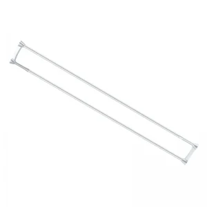 Штанга для шторки телескопічна з тримачем для рушників Mixxus CRA-D-75x125 75cm-125cm (алюміній) (БЛІСТЕР) (AC3588)