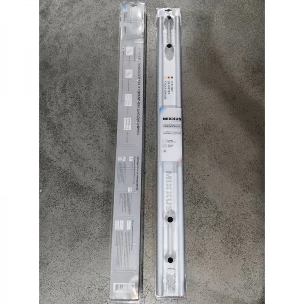 Штанга для шторки телескопическая с полотенцедержателем Mixxus CRA-D-125x225 125cm-225cm (алюминий) (БЛИСТЕР) (AC3589)