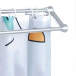 Штанга для шторки телескопическая с полотенцедержателем Mixxus CRA-D-125x225 125cm-225cm (алюминий) (БЛИСТЕР) (AC3589)