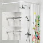 Штанга для шторки угловая Mixxus CRA-A-80x80 80x80cm (алюминий) (БЛИСТЕР) (AC3590)