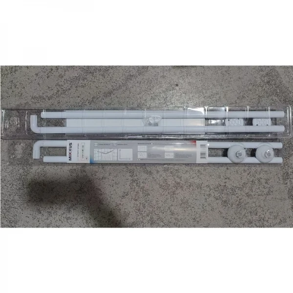 Штанга для шторки угловая Mixxus CRA-A-80x80 80x80cm (алюминий) (БЛИСТЕР) (AC3590)