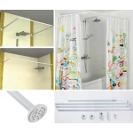 Штанга для шторки П-образная универсальная Mixxus CRA-U-80x80x80 80x80x80cm, 80x160cm, 240cm (алюминий) (БЛИСТЕР) (AC3592)