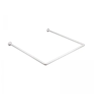 Штанга для шторки П-подібна універсальна Mixxus CRA-U-80x80x80 80x80x80cm, 80x160cm, 240cm (алюміній) (БЛІСТЕР) (AC3592)