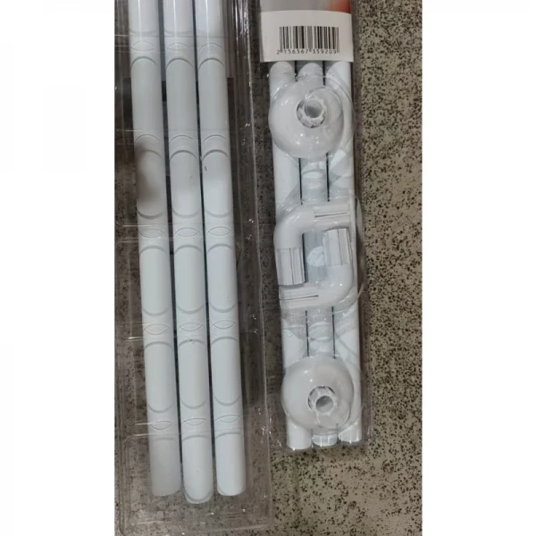 Штанга для шторки П-образная универсальная Mixxus CRA-U-80x80x80 80x80x80cm, 80x160cm, 240cm (алюминий) (БЛИСТЕР) (AC3592)