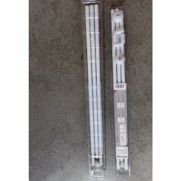 Штанга для шторки П-образная универсальная Mixxus CRA-U-90x90x90 90x90x90cm, 90x180cm, 270cm (алюминий) (БЛИСТЕР) (AC3593)