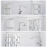 Штанга для шторки П-образная универсальная Mixxus CRA-U-90x90x90 90x90x90cm, 90x180cm, 270cm (алюминий) (БЛИСТЕР) (AC3593)