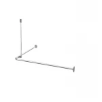 Штанга для шторки поддерживающая прямая Mixxus CRA-S-60 60cm (алюминий) (БЛИСТЕР) (AC3594)