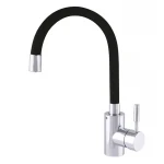 Смеситель для кухни с силиконовым изливом Champion SUS-011 Refl (CH0293)