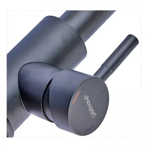 Смеситель для кухни с выдвижной лейкой Champion NEO-014 Black (нерж. сталь) (CH0315)