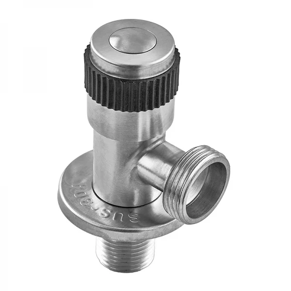 Кран для подключения сантехприборов Champion VAL-05 1/2x3/4 с нерж. стали SUS304 (CH0324)