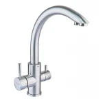 Смеситель для кухни из нерж. стали SUS304 Champion SUS-021 с выходом для питьевой воды (CH0330)