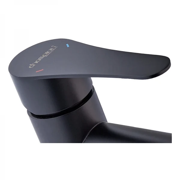 Смеситель для умывальника Champion SAP-001-A Black (нерж. сталь) (CH6161)
