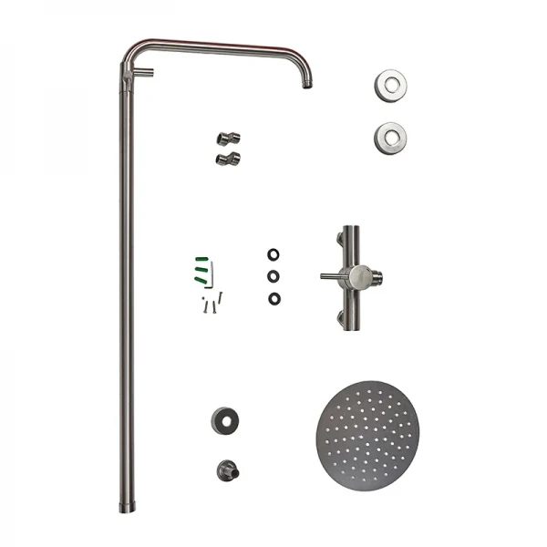 Душевая колонна со смесителем Armata EKA-003-J (нерж. сталь) (CH6173)