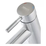 Смеситель для умывальника с коротким изливом Armata SUS-001-A (нерж. сталь) (CH6177)