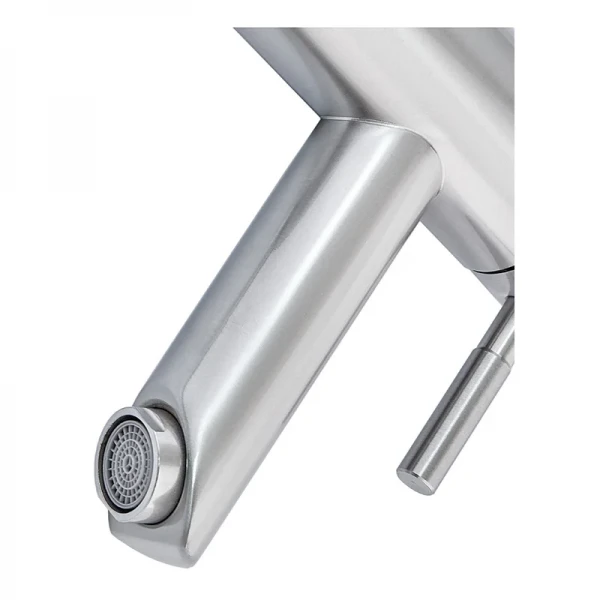 Смеситель для умывальника с коротким изливом Armata SUS-001-A (нерж. сталь) (CH6177)