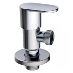 Кран для подключения сантехприборов Champion VAL-08 1/2x1/2 Chrome (нерж. сталь) (CH6198)