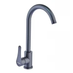 Смеситель для кухни Champion EZA-011 Black с нерж. стали (CH6453)