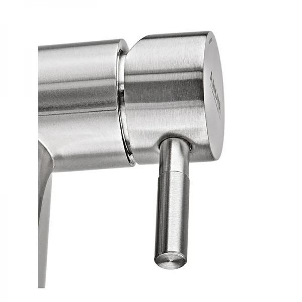 Смеситель для умывальника Armata SUS-001-A(N) с коротким изливом из нерж. стали (без подвода) (CH6475)