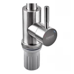 Смеситель для умывальника Armata SUS-001-C(N) с нерж. стали (без подвода) (CH6479)